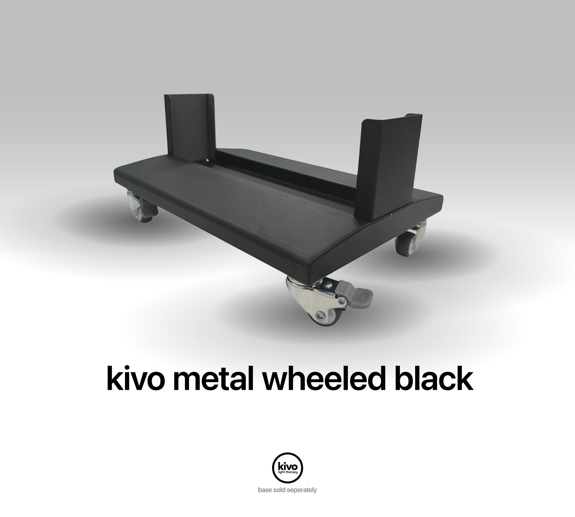Black stand for Red Light Therapy panels
