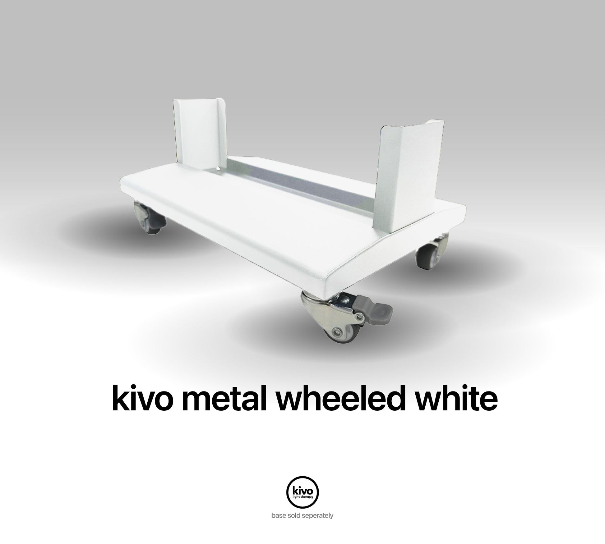White stand for Red Light Therapy panels
