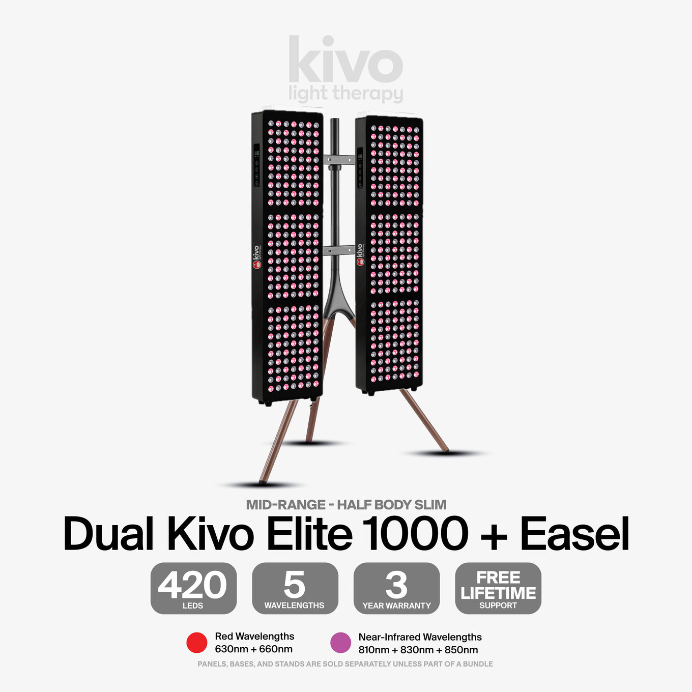 Dual Elite 1000 + Easel Stand