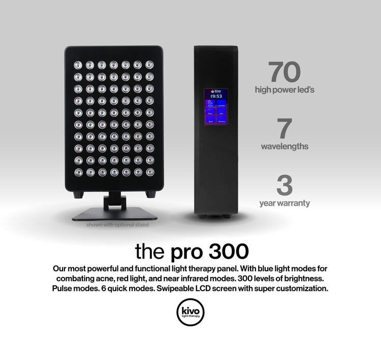 Kivo Pro 300: Ultimate Portable Red Light Therapy Panel