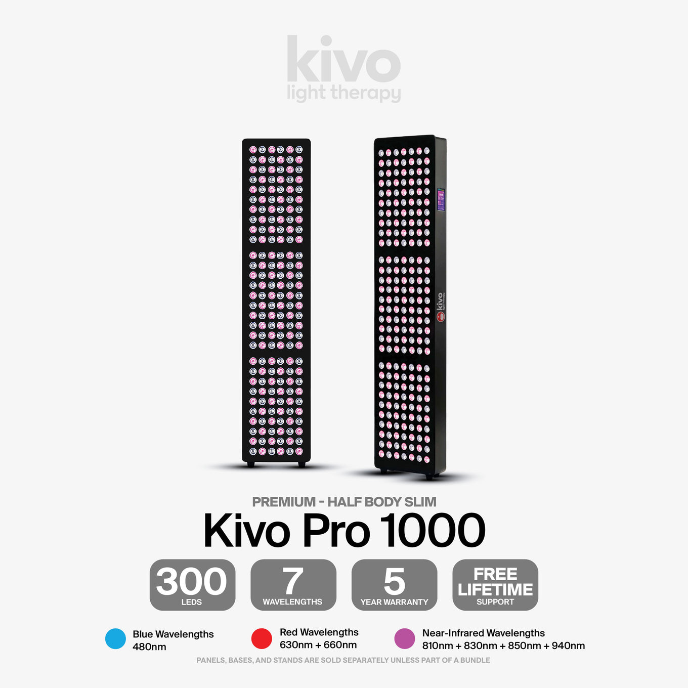 Kivo PRO 1000 Red Blue Near Infrared Light Therapy Panel the best