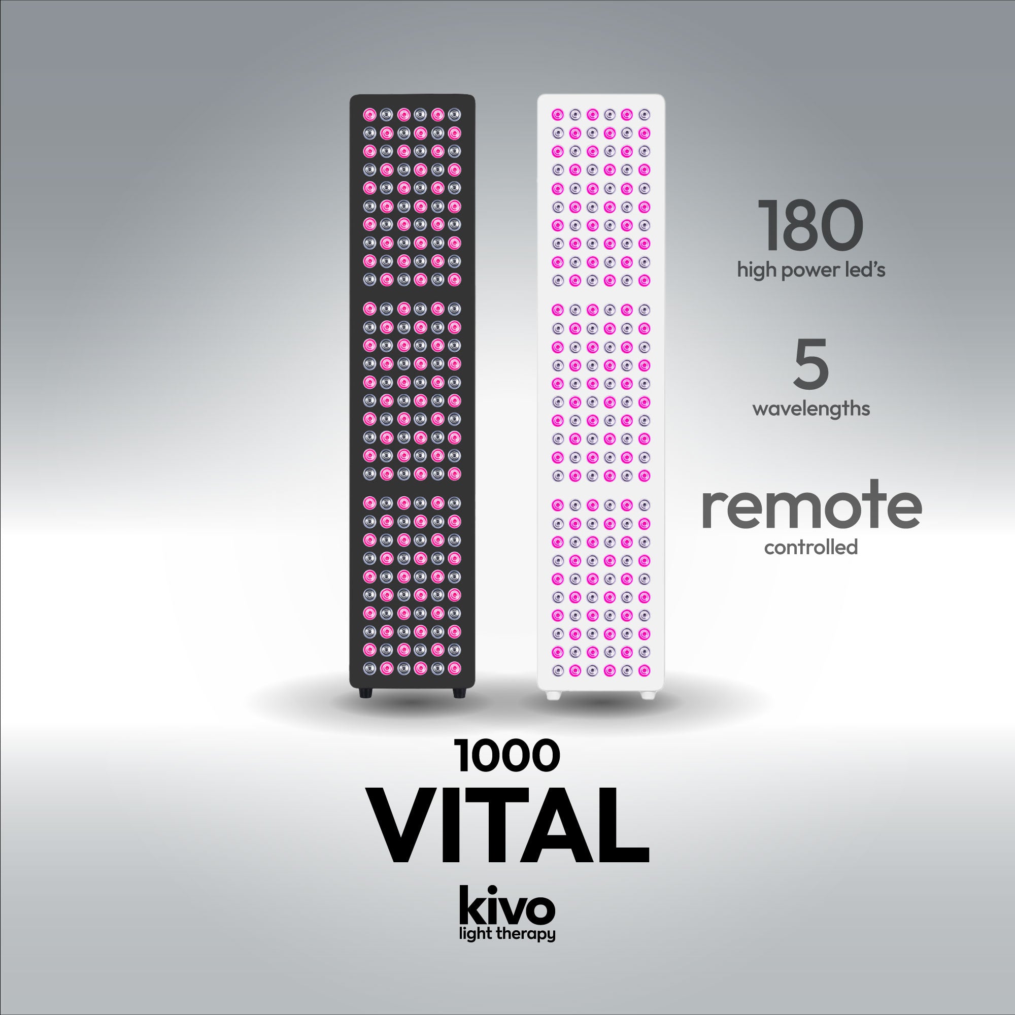 Kivo Vital 1000: Medium Full Body Red Light Therapy Panel