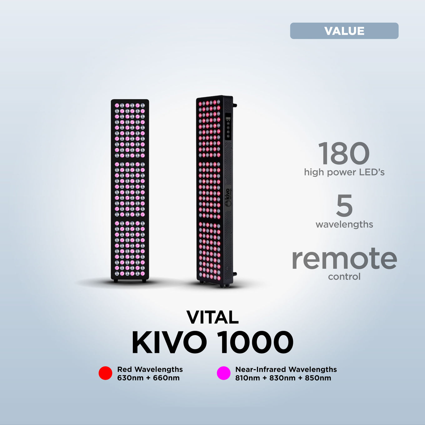 Kivo Vital 1000 Black