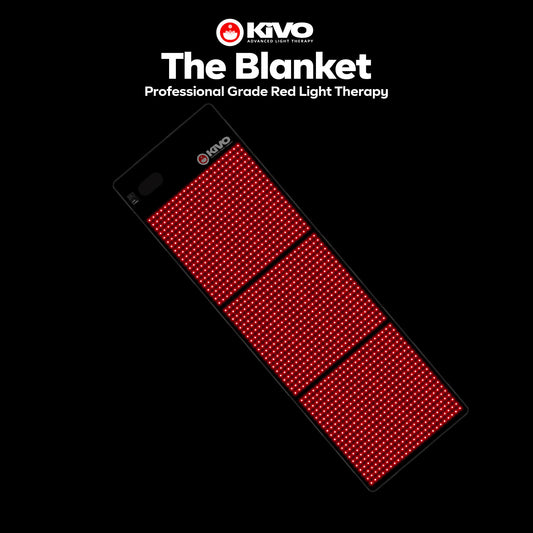 KiVO BLANKET: Get wrapped up in our Red Light Blanket RED & NEAR-INFRARED