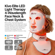 what is the best led face mask for acne and spots and anti-aging - the kivo led light therapy face mask