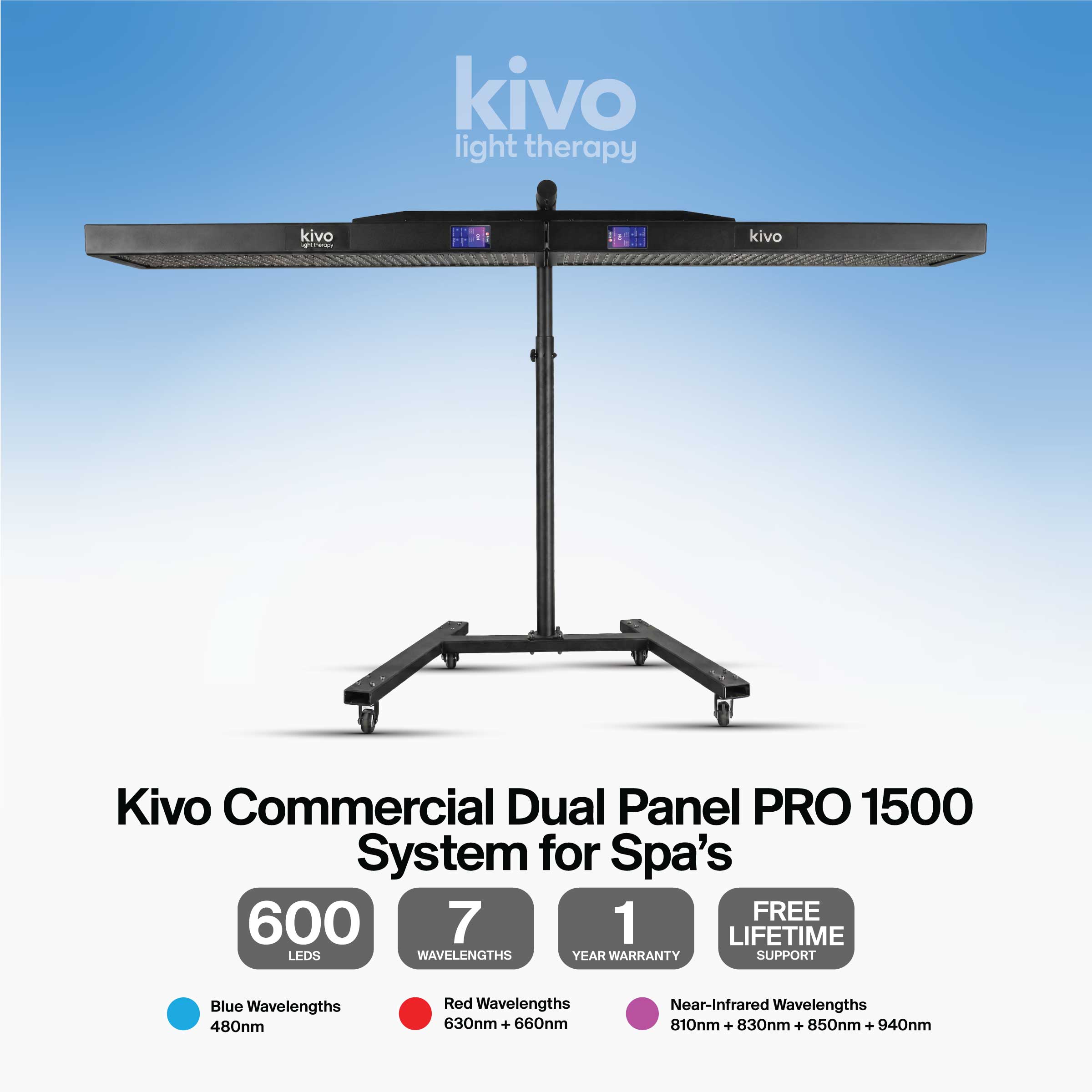 Best Full Body Light Therapy Setup for Spa's - PRO 1500 System