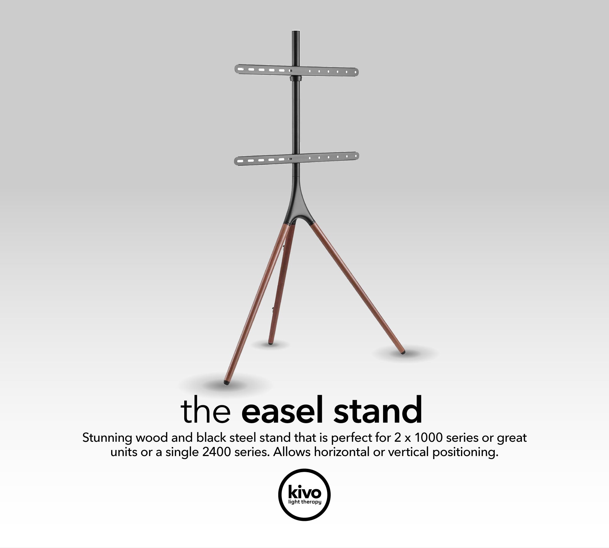 Kivo Easel: Red Light Stand