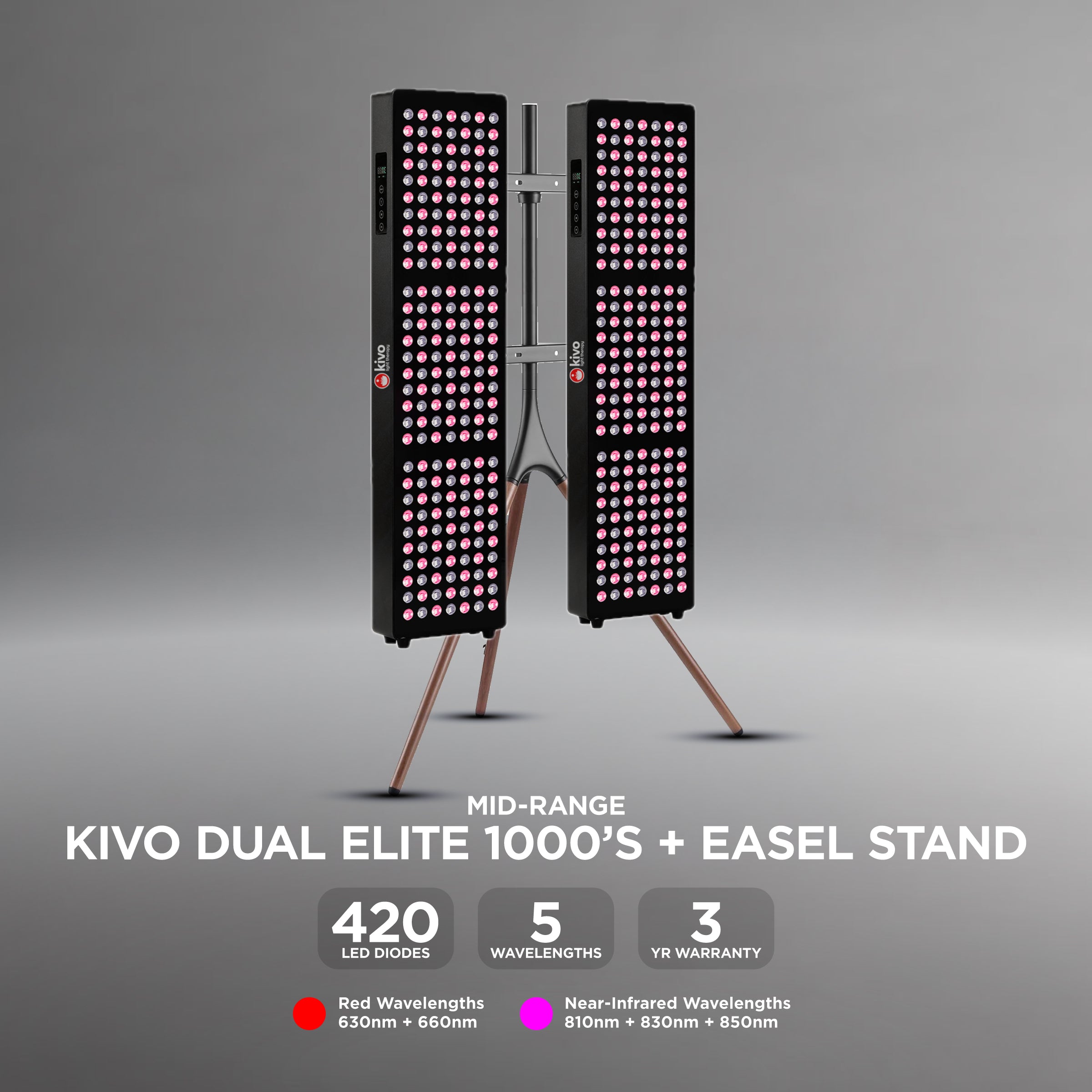 Dual Elite 1000 + Easel Stand