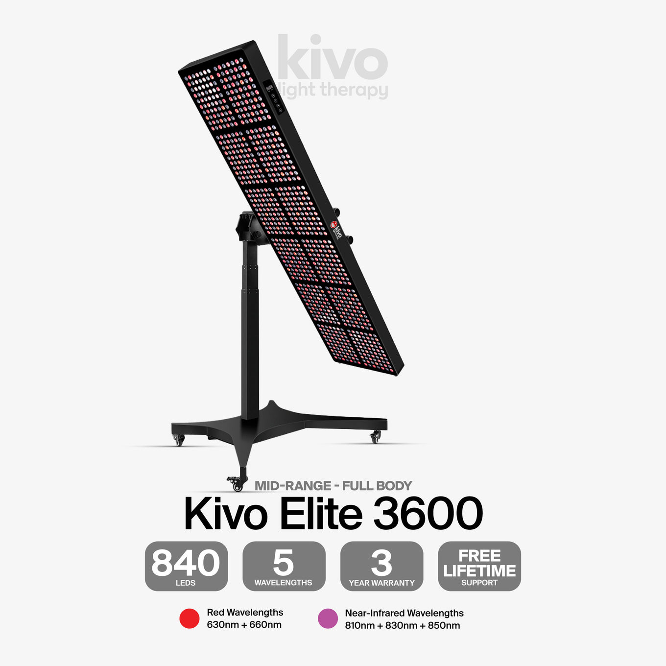 The best large body red light led machine