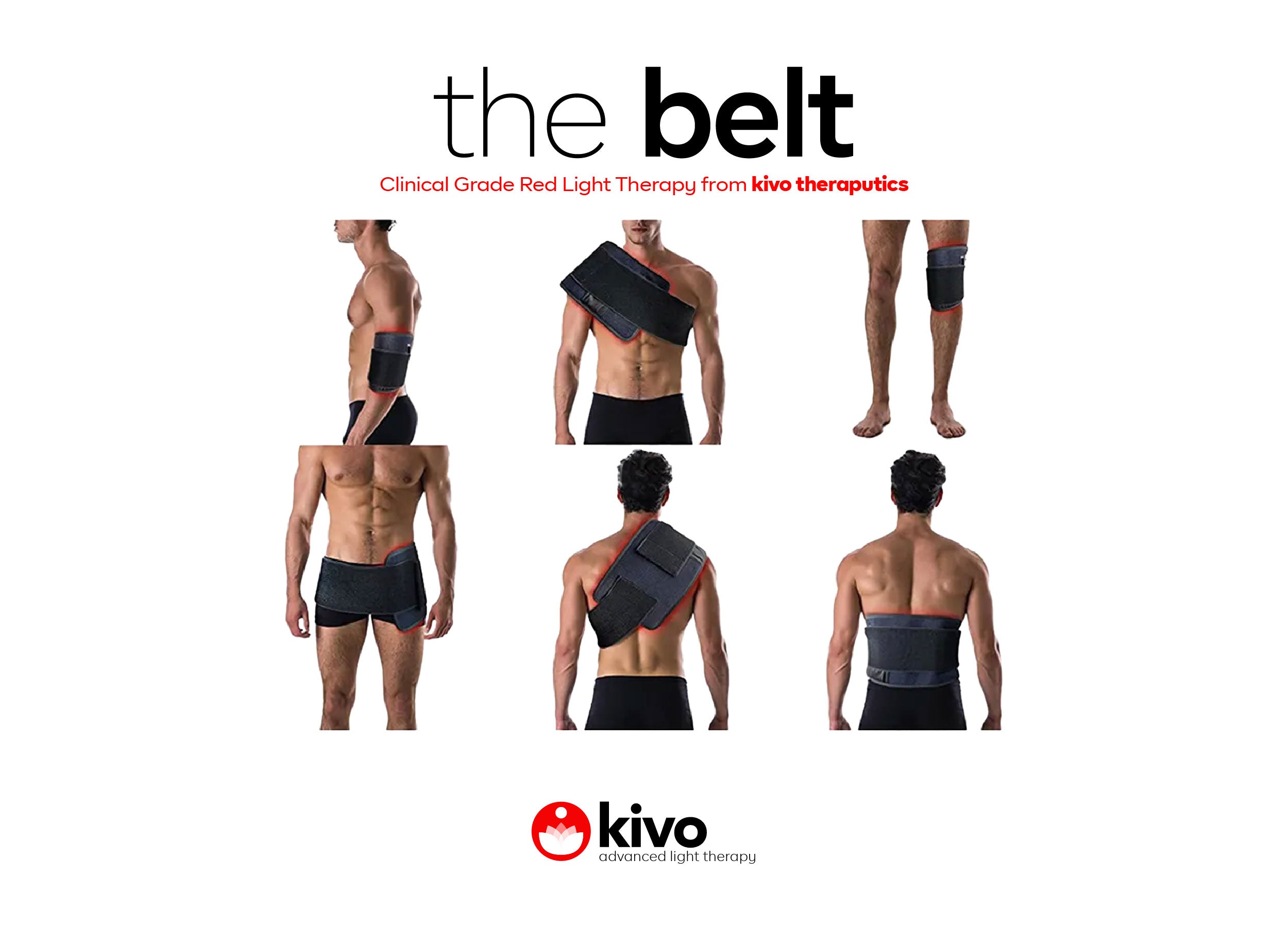 Kivo Belt: Targeted and portable red light