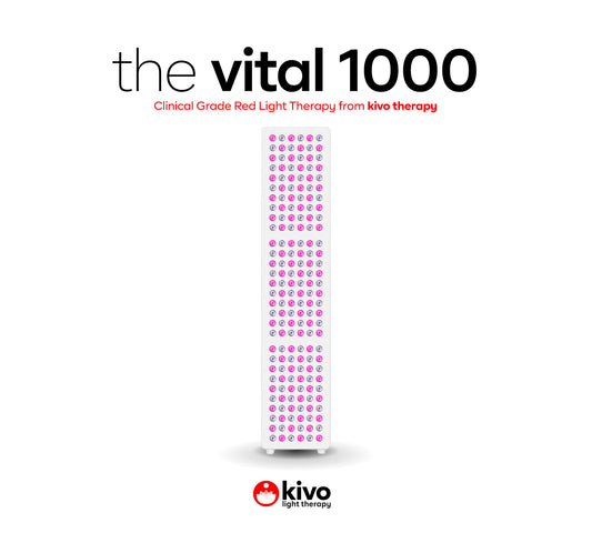 Kivo Vital 1000: Medium Full Body Red Light Therapy Panel