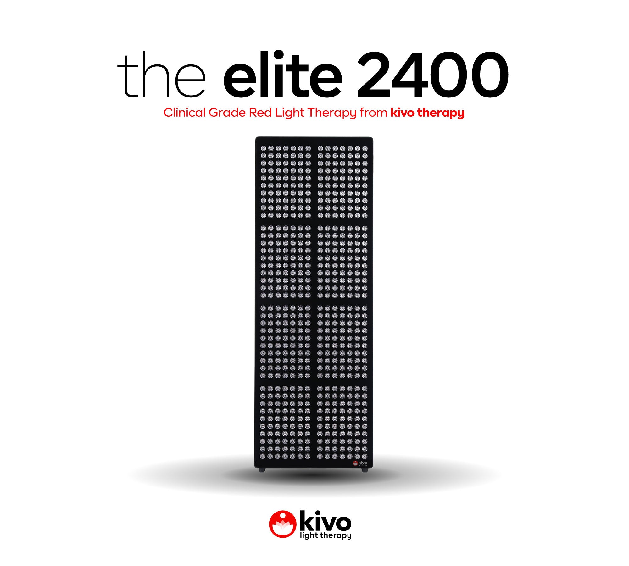 Kivo Elite 2400: Premium Extra Large Red Light Therapy Panel