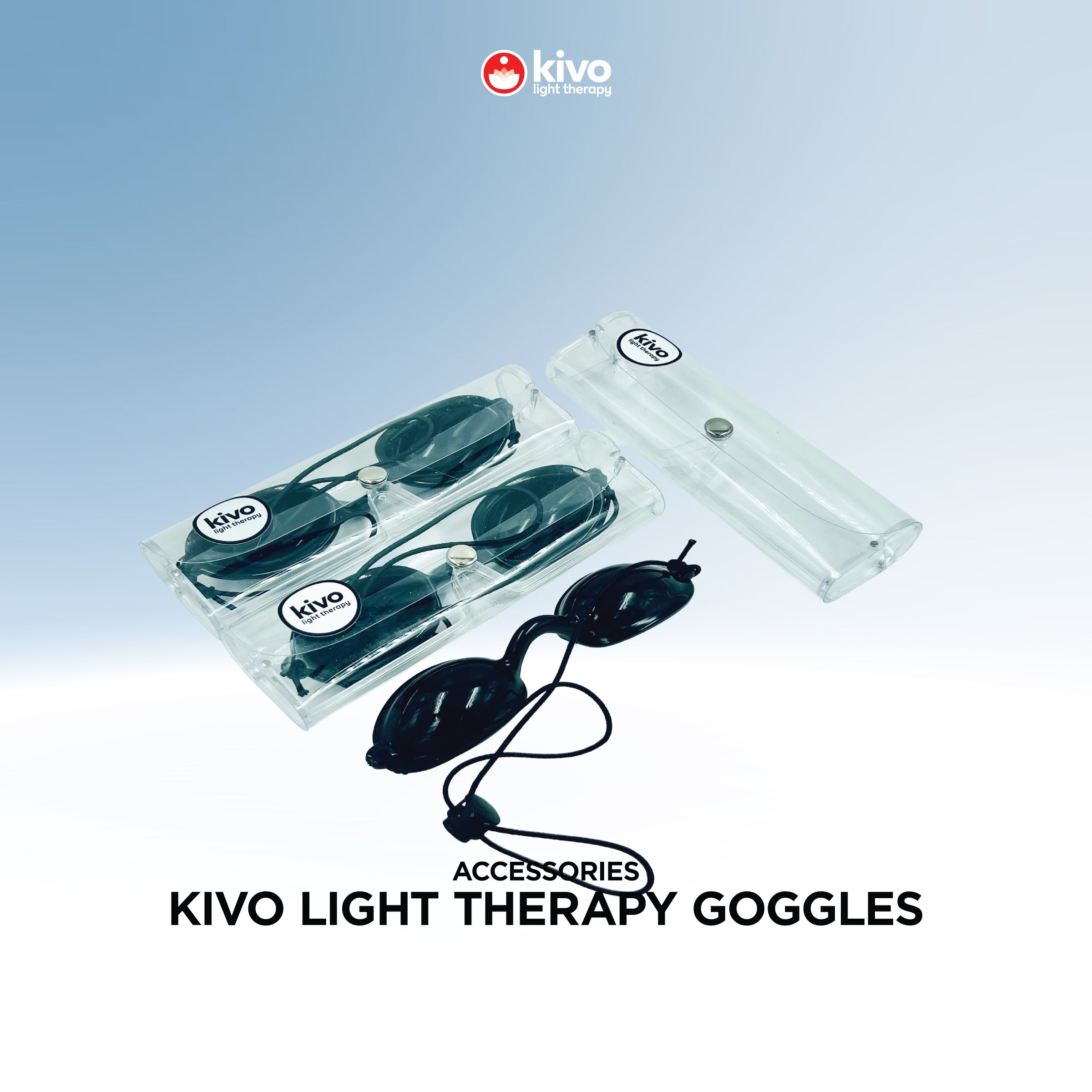 Red Yellow NIR Blue light googles for light therapy
