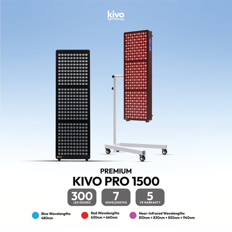 Kivo PRO 1500 - the best half body light therapy panel