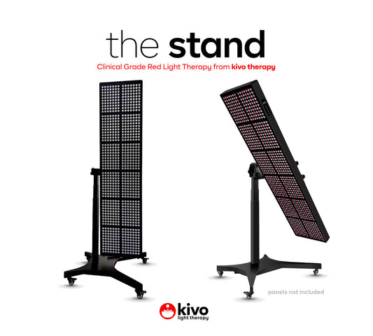 Kivo Stands: Horizontal / Vertical Mobile Stands for Red Light Panels