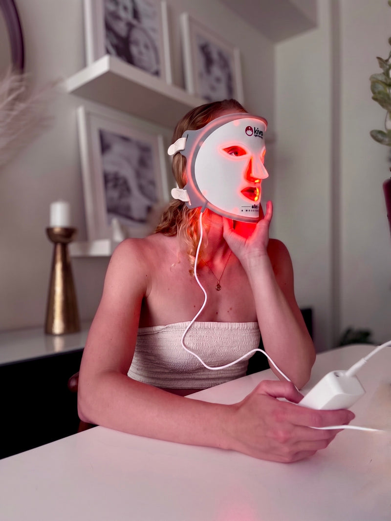 The best in light therapy masks and panels, from Kivo - industry leading 4 wavelengths blue, red, near-infrared, yellow - functional, proven, clinical. From Kivo.