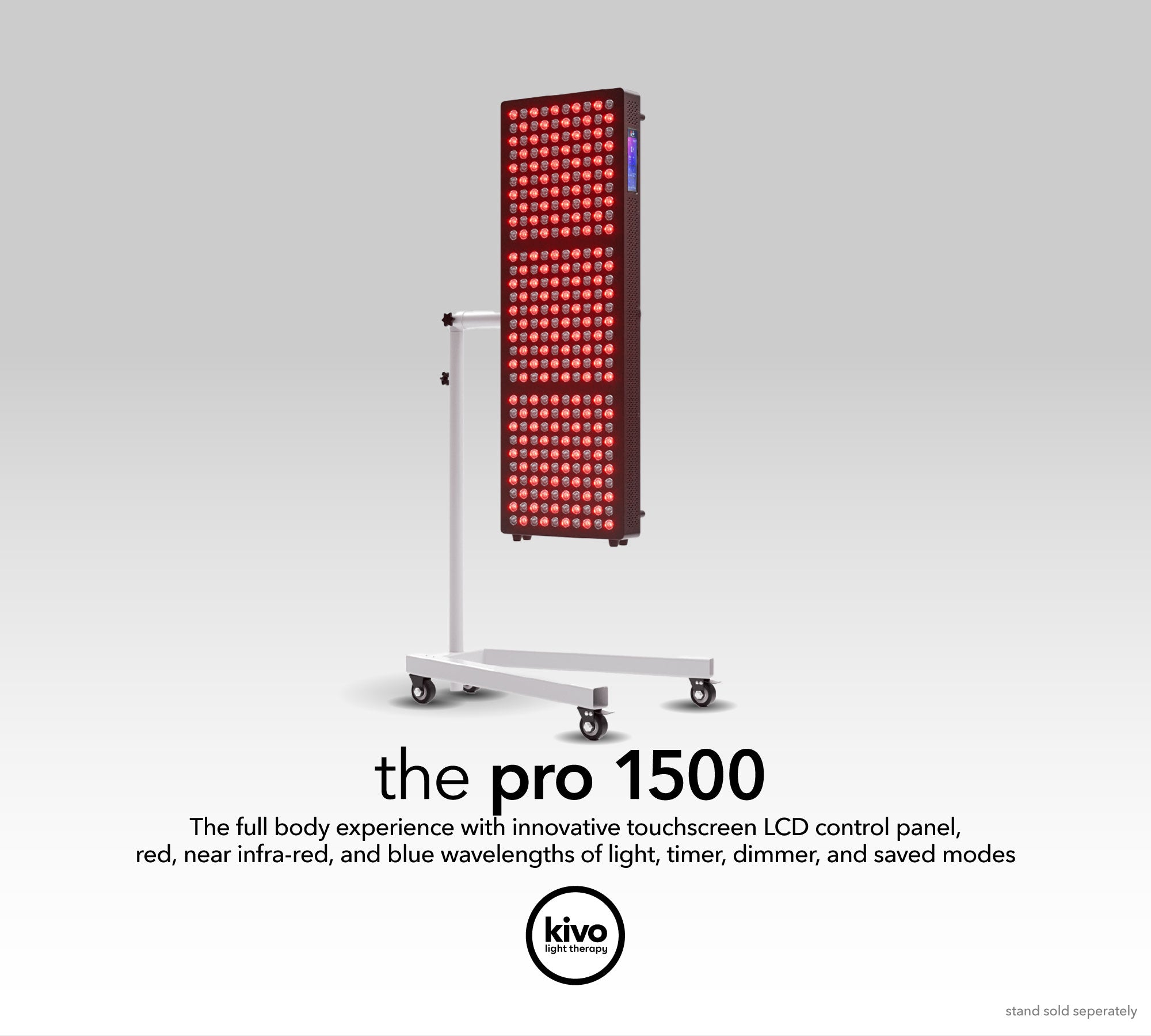 Kivo Pro 1500: Premium Large Red Light Therapy Panel