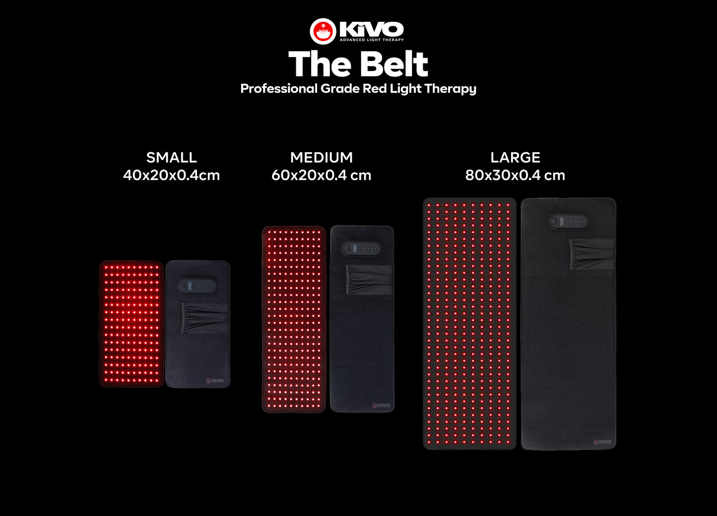 KiVO BELT: Targeted and portable red light