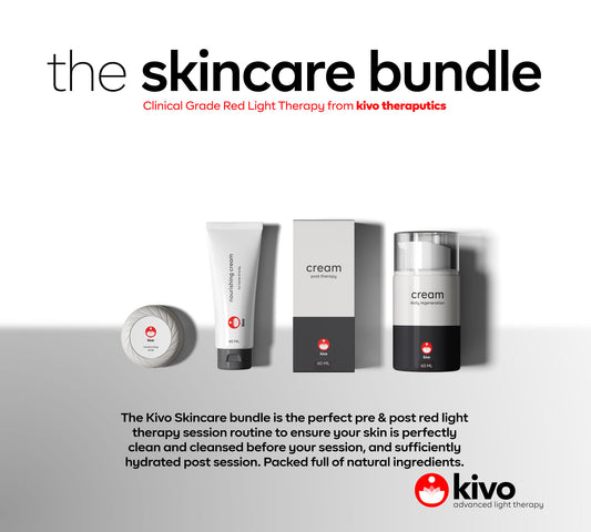 Kivo Skin: The perfect skincare products for pre & post red light therapy sessions