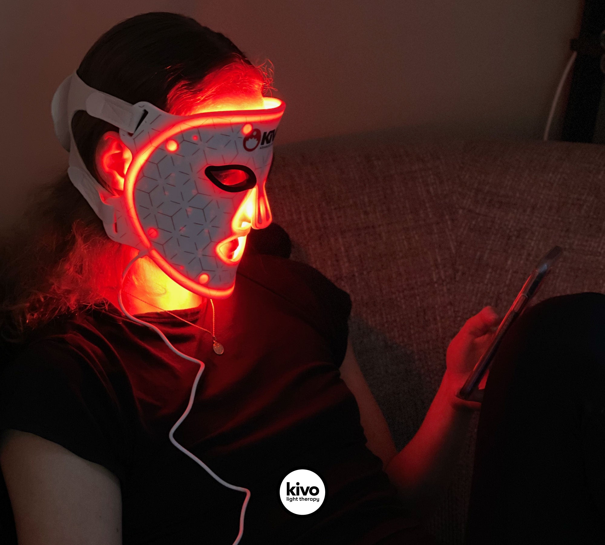 Kivo Face: Red Light Therapy Face Mask