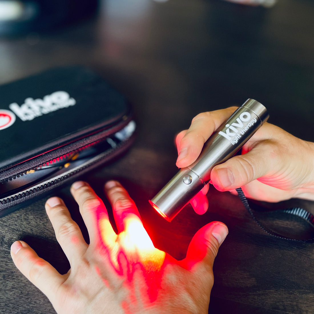kivo red light therapy flashlight