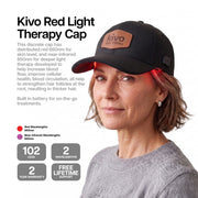 Kivo Red Light Therapy Cap for men or women to help with hair and scalp issues