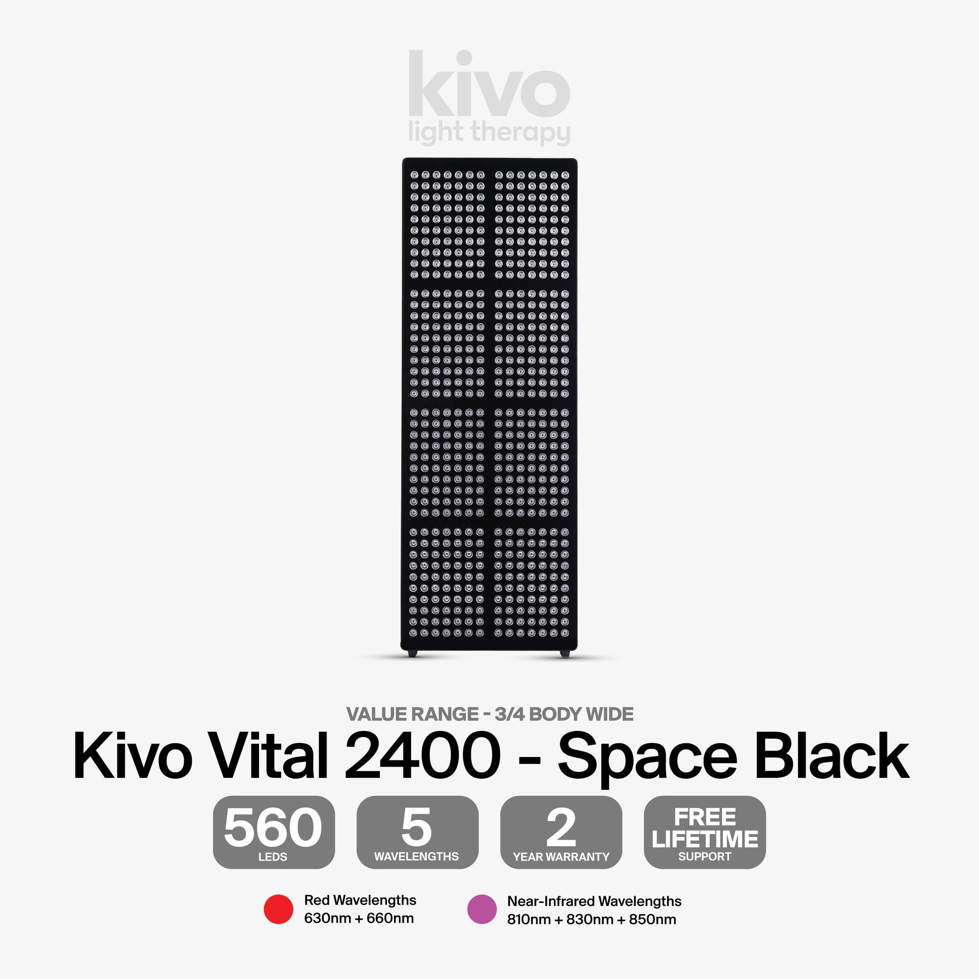 The best large wide red light therapy panel canada in black