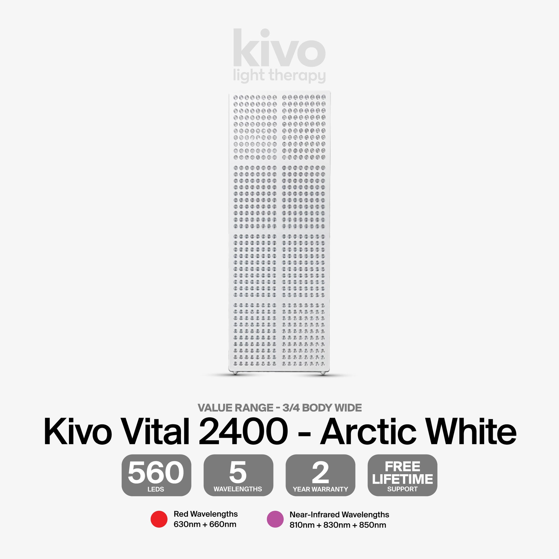 The best large wide red light therapy panel canada in white