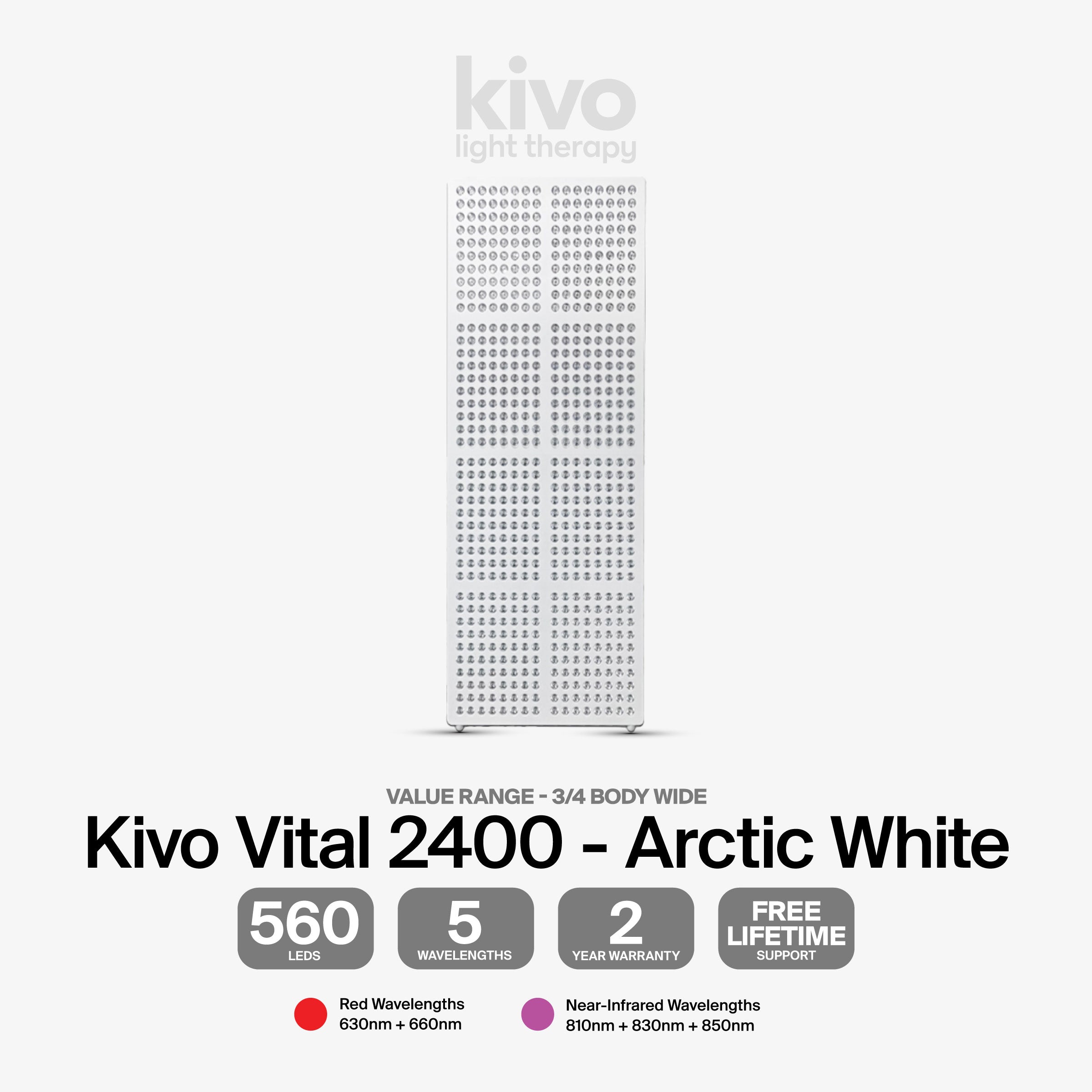 The best large wide red light therapy panel canada in white