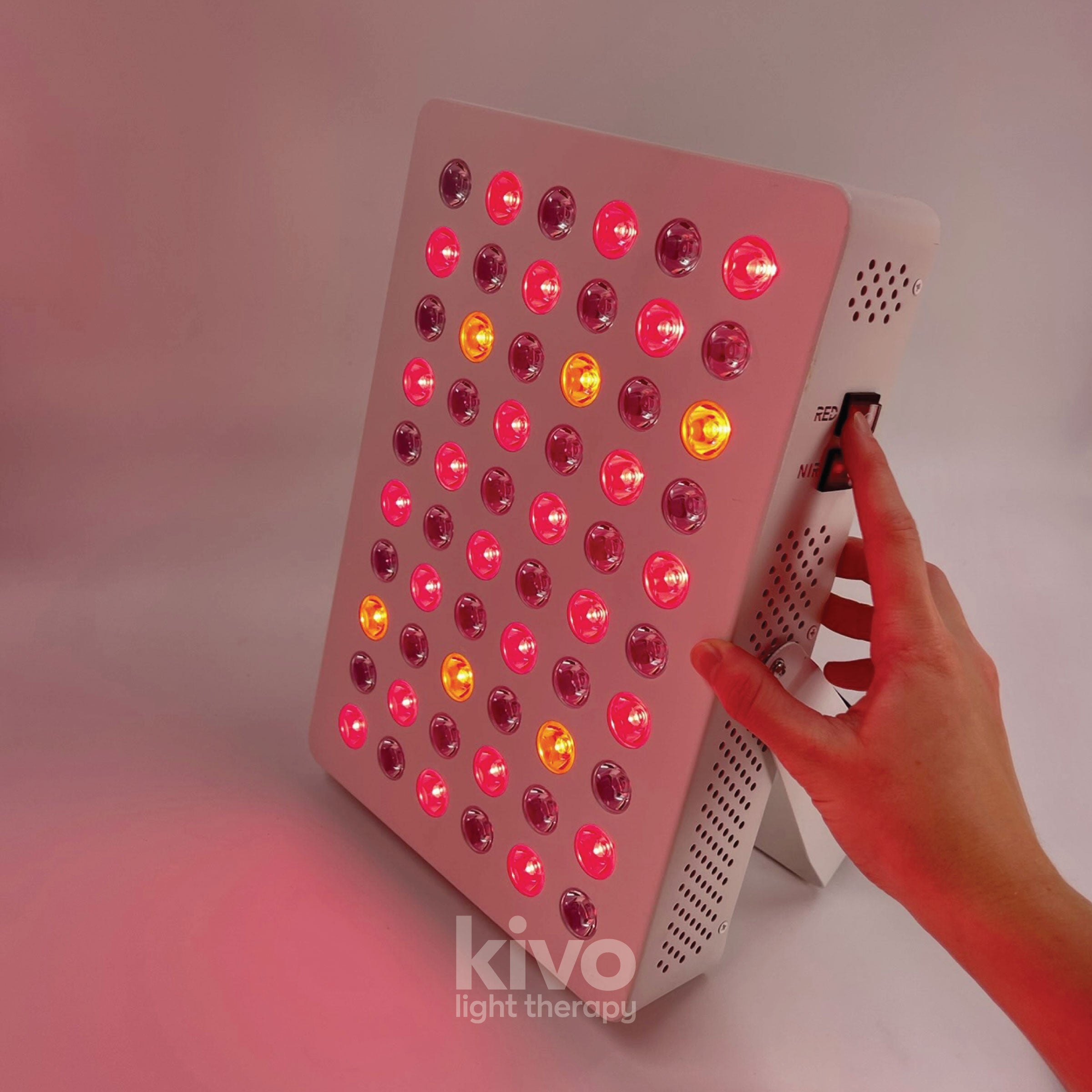 Kivo Vital 300: Portable Small Red Light Therapy Panel + Integrated Stand
