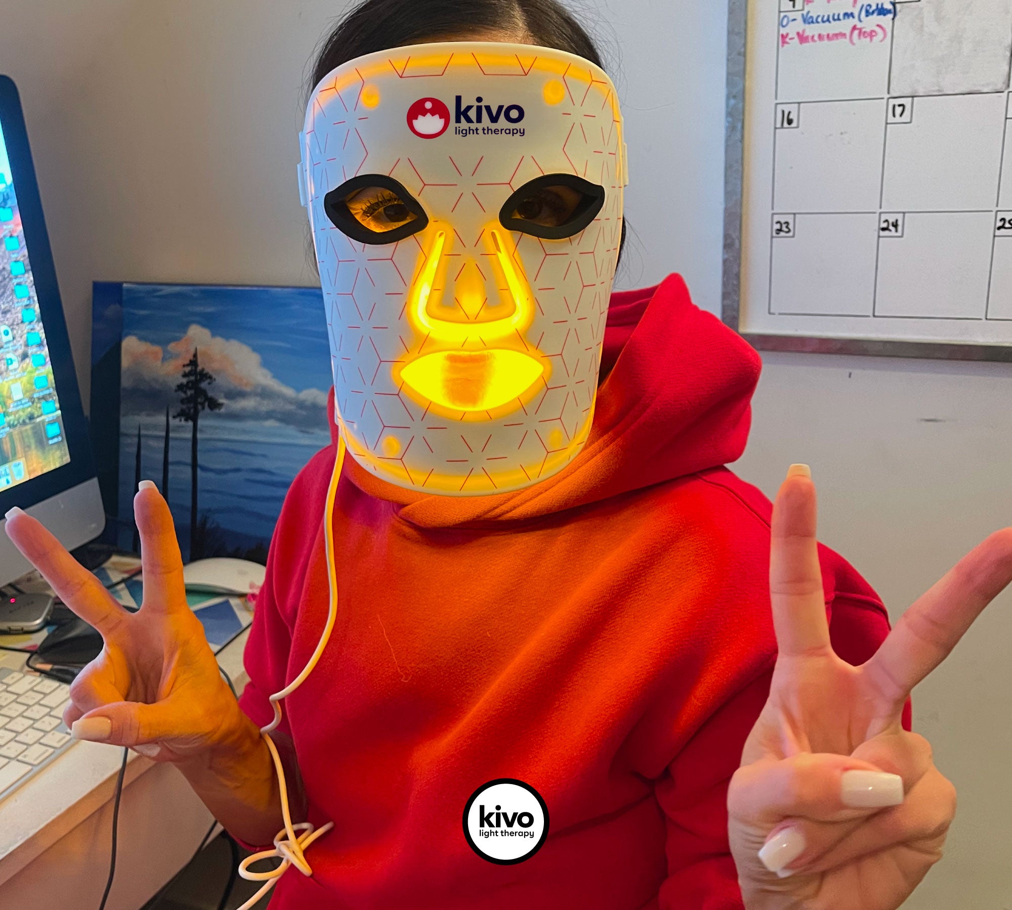 Kivo Face: Red Light Therapy Face Mask